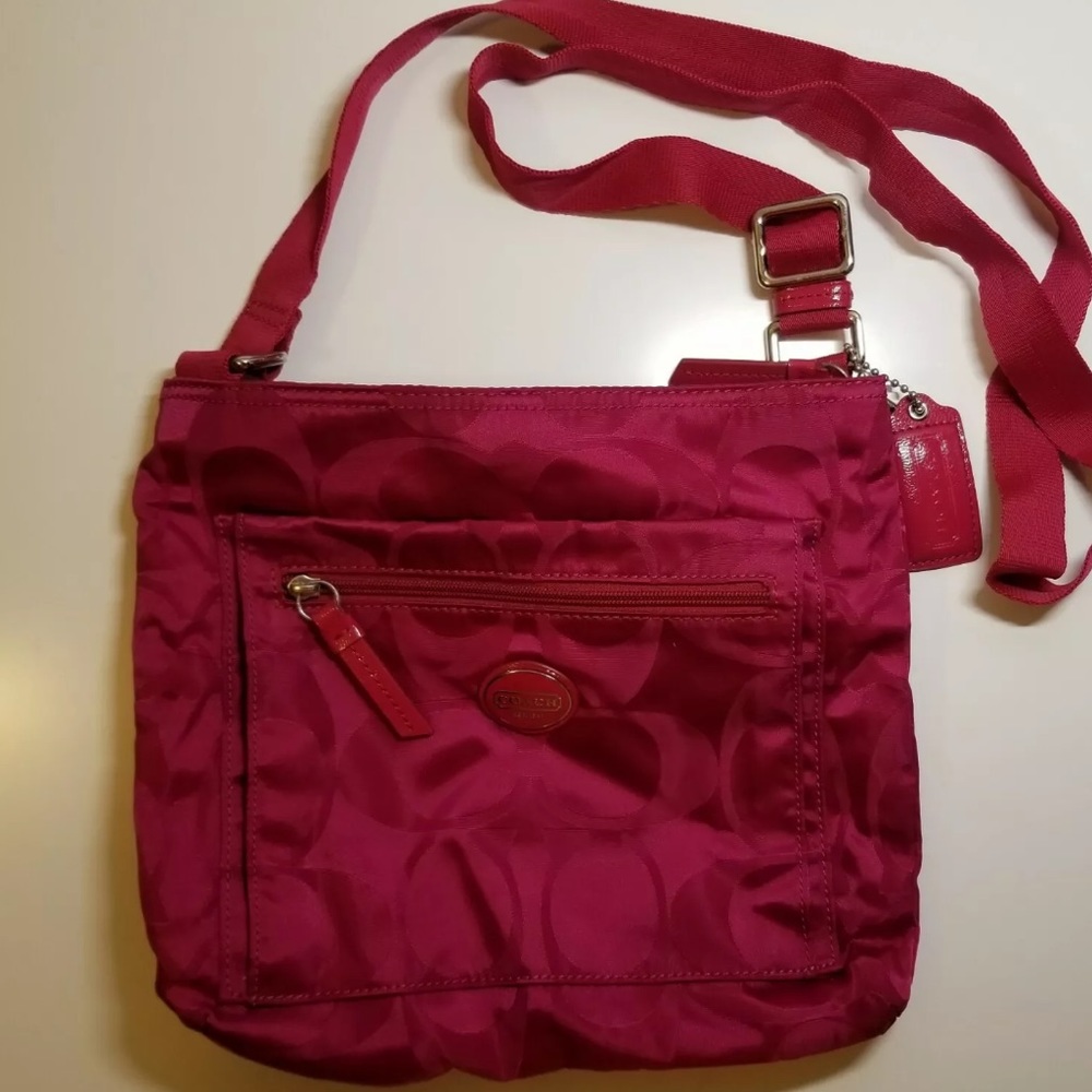 Coach crossbody bag gorgeous pink color
